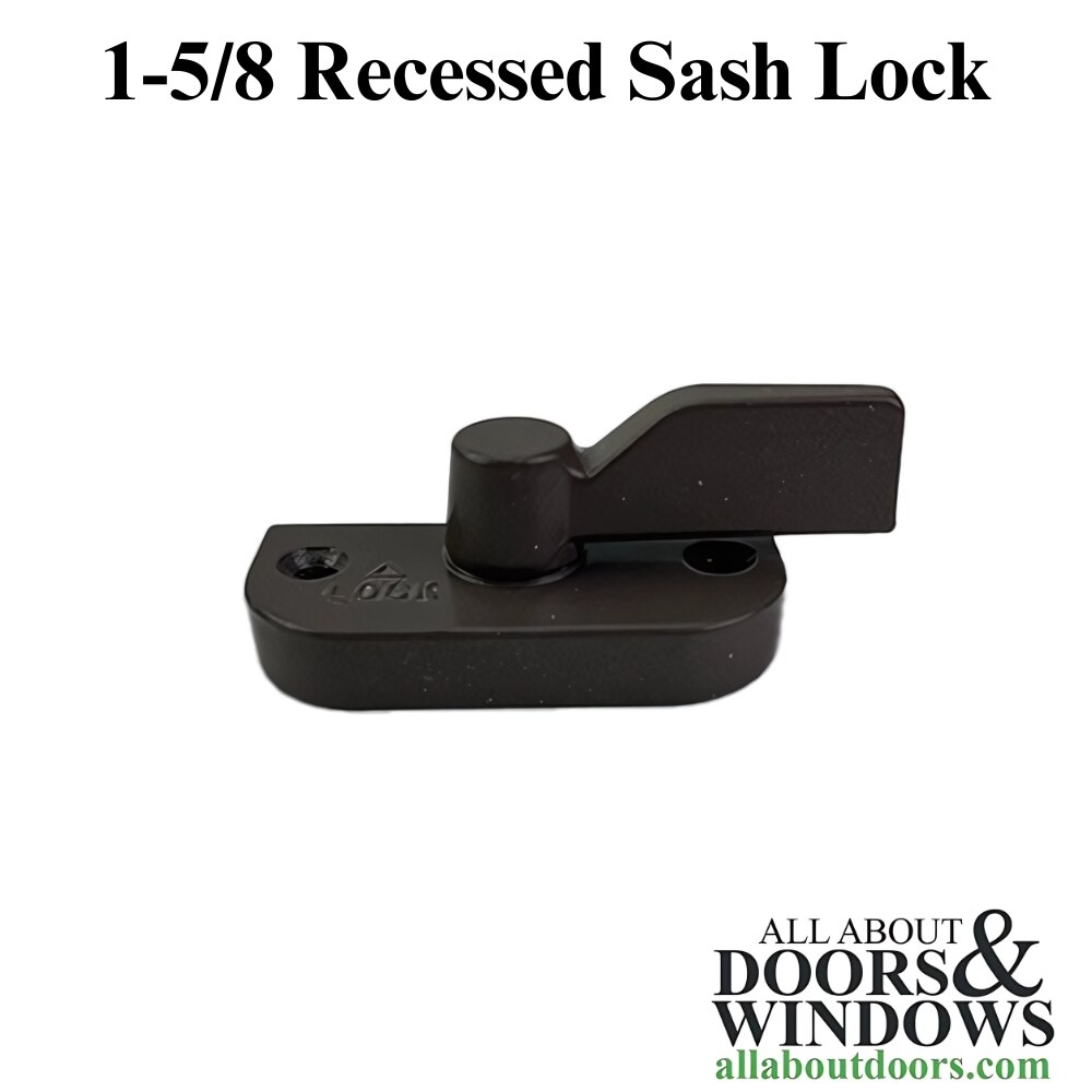 Truth Recessed Sash Lock - Bronze