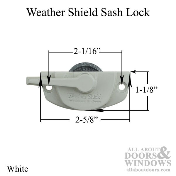 Weather Shield Sash Dimensions