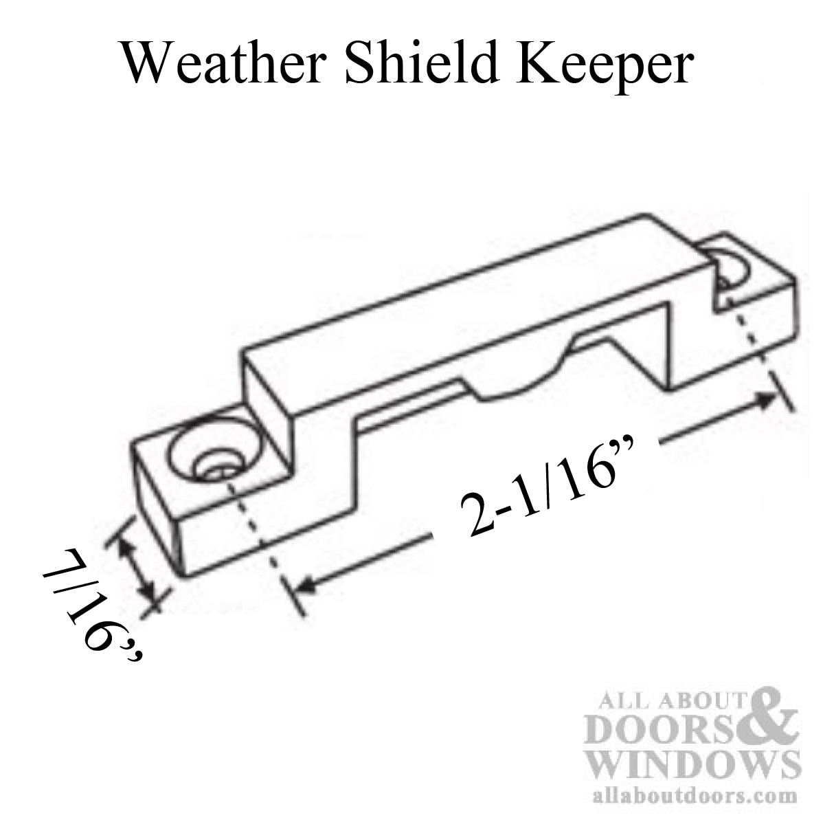 Weather Shield Keeper Dimensions