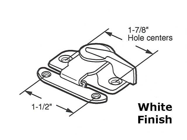 Sash/Cam Lock Dimensions