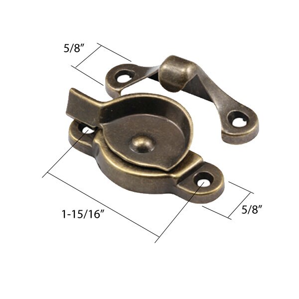 Sash/Cam Lock Dimensions
