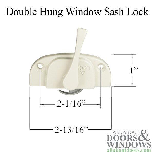 Window Sash Lock Dimensions