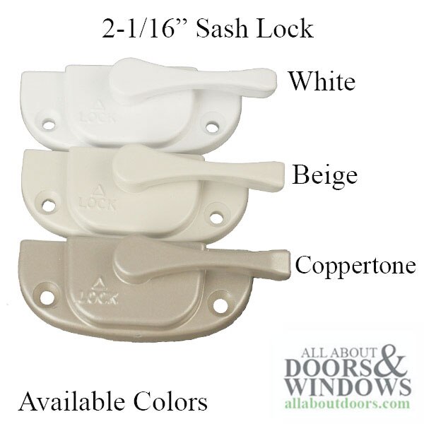 Sash Lock Color Choices