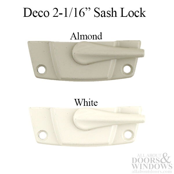 Deco Sash Lock Color Choices