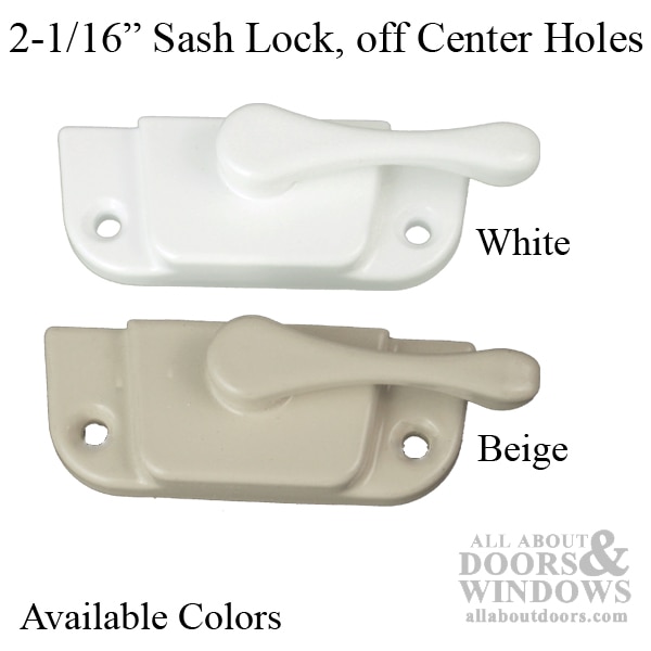 Sash Lock Available Colors