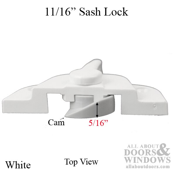 Genesis Sash Lock Cam Dimension