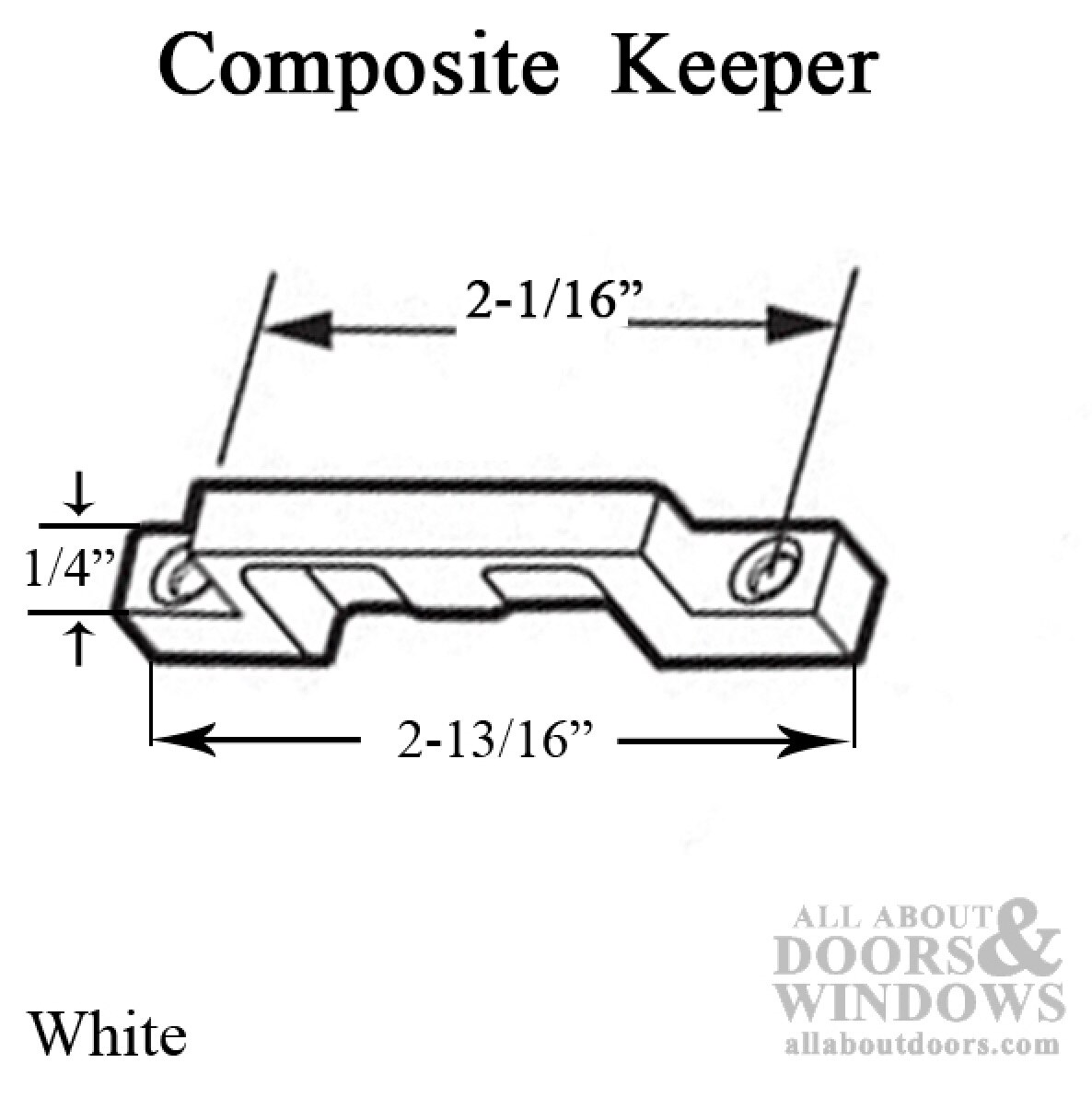 Composite Keeper dimensions