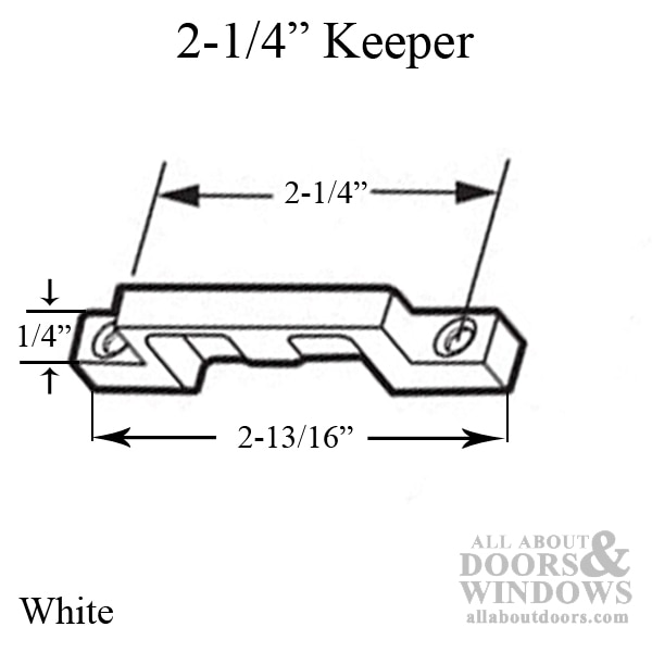 Composite Keeper Dimensions