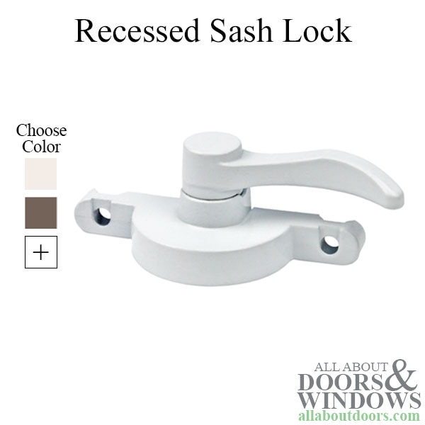 Recessed Sash Lock