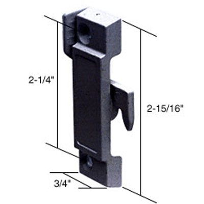 Sash/Cam Lock Dimensions