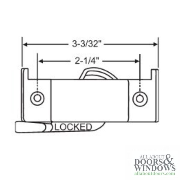Sweep Sash Lock Dimensions
