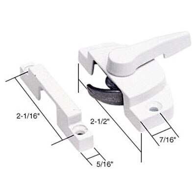 Sash Cam Lock Dimensions