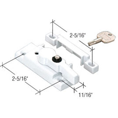 Keyed Sash Lock Dimensions