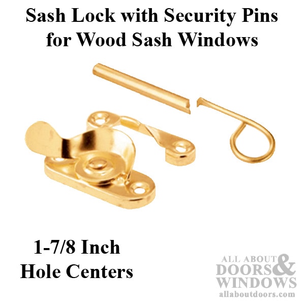 Sash Lock With Security Pins