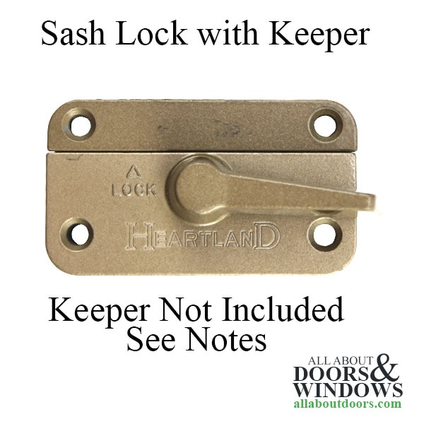 Sash Lock For Single or Double Hung Windows