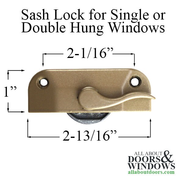 Truth Sash Lock Dimensions