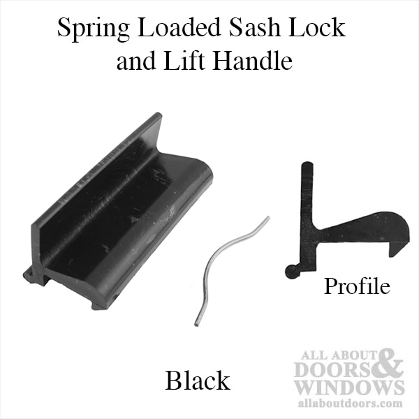 Spring Loaded Sash Lock