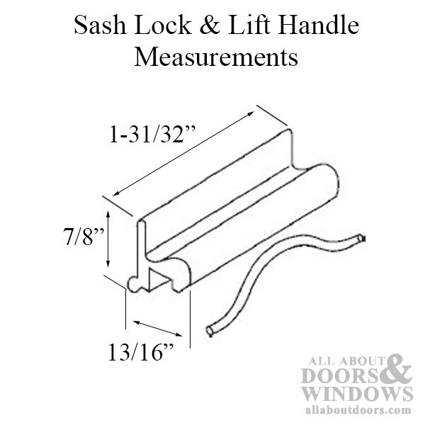 Spring Loaded Sash Lock Dimensions