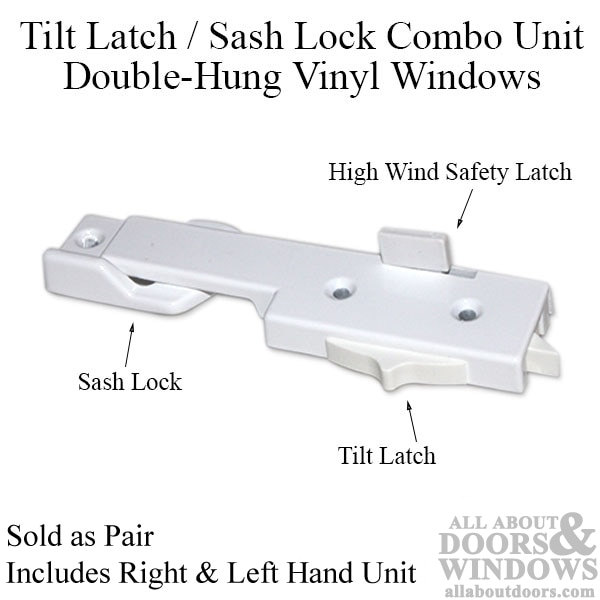 Tilt Latch Sash Lock Combo