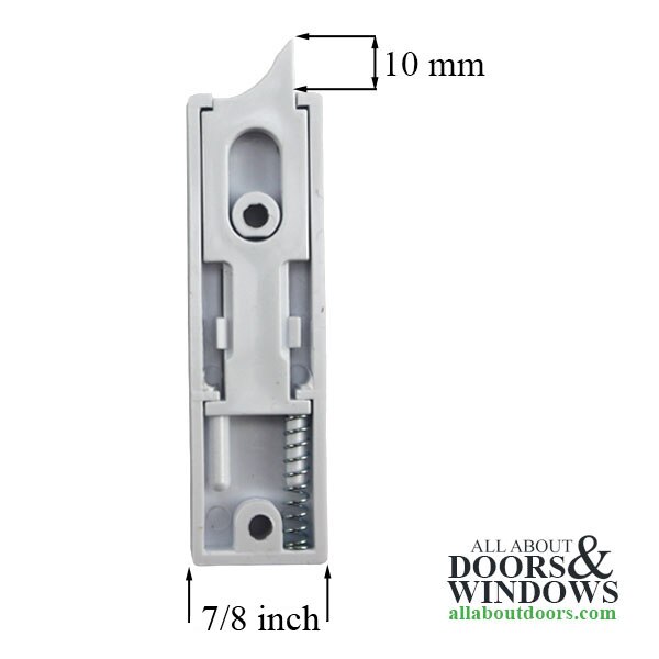 WRS 3-5/16\" Tilt Latch Set - White - Window Hardware Direct