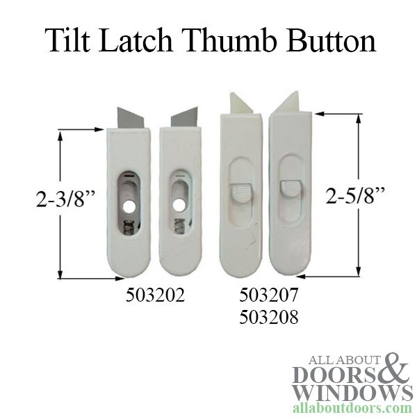 Tilt latch for Lower sash, Right, ProShield Double Hung Window