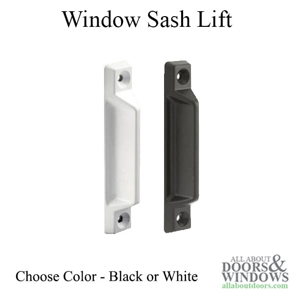 Sash Lift - Wood and Vinyl Sash Hardware, Diecast Metal - Color Choices