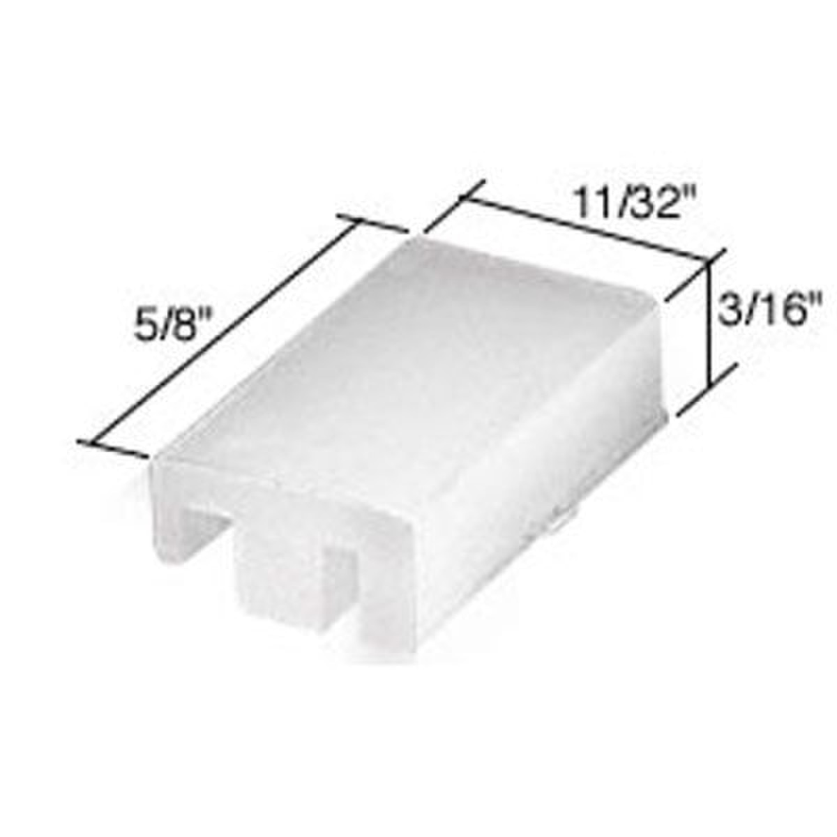 Sliding Window Guide Top Guide - Sliding Windows, Glides / Guides - Nylon