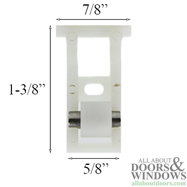 Sliding Window Roller Assembly Dimensions