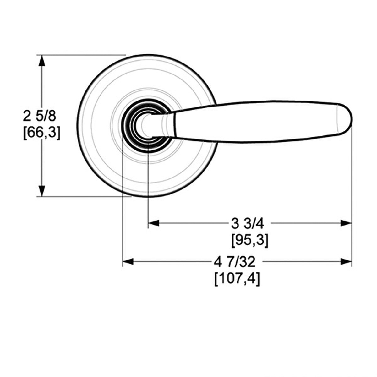 Estate Lever 5106 Oil Rubbed Bronze