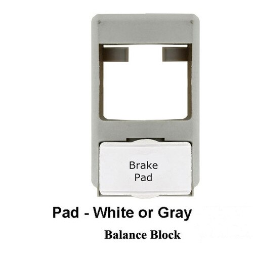 Alside Window Balancer Alside Window Balance Shoe | Pivot Lock Brake | White Pad