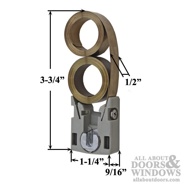 Constant Force 1/2 inch coil balance, double spring with