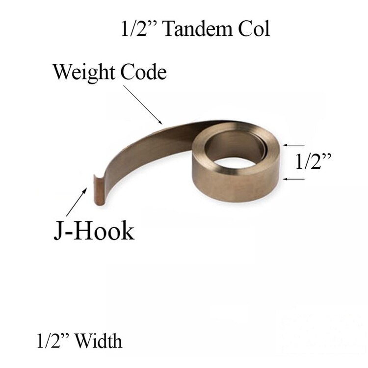 2 Amesbury Truth Constant Force Window Sash Balance Coils – 10# X 70, 802310