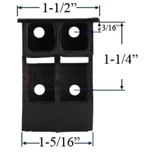 Tyco Sash Cam with Dimensions