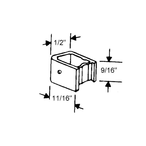 Channel Balance Top Bracket Shoe – Window Clip 