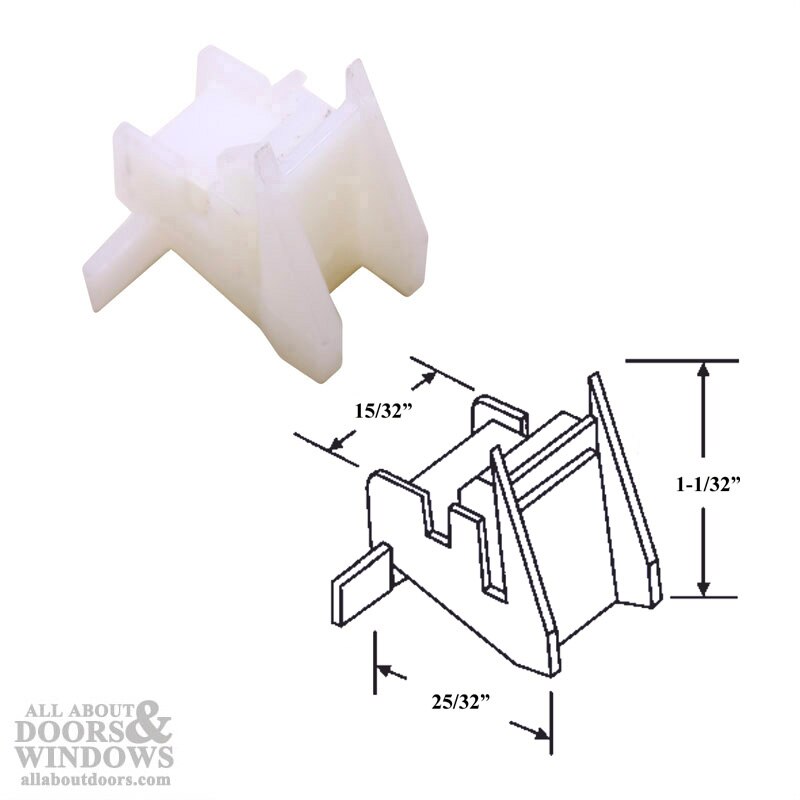 Crossley Bottom Shoe Bracket with Dimensions – Channel Balance 