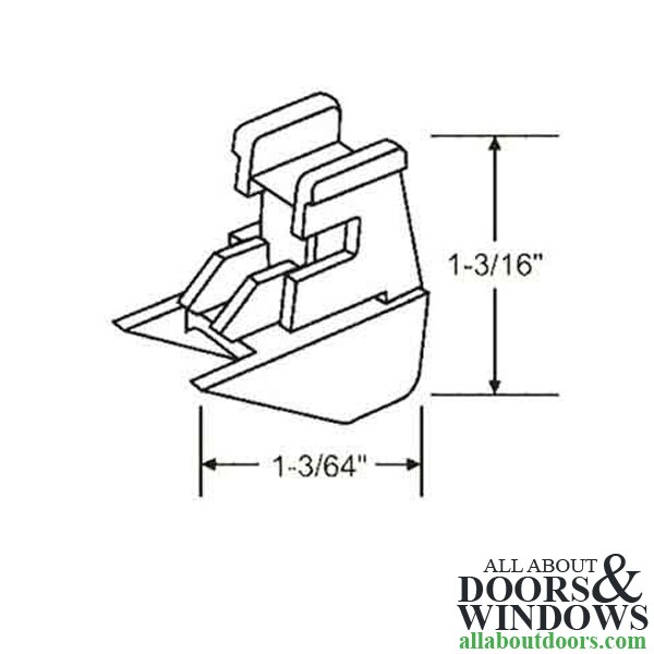 Capitol 60 Series Bracket with Dimensions – Channel Balance Part 