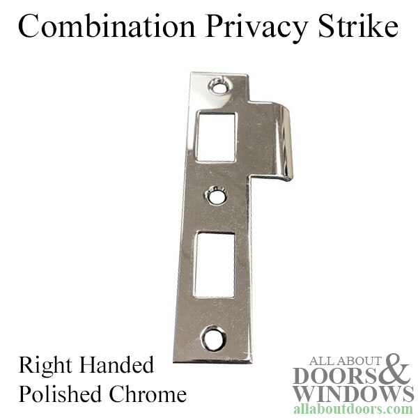 Right Hand Combination Strike Plate