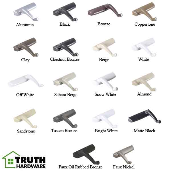 Truth 12614 Tango Folding Handle with Cover for Encore Operator, Right Hand - Multiple Color Options