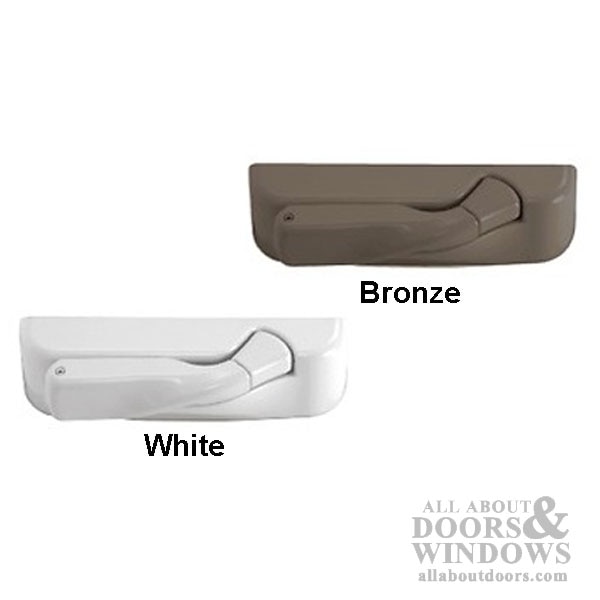 Truth Tango Folding Handle with Cover for Encore Operator, Left Hand - White and Brown