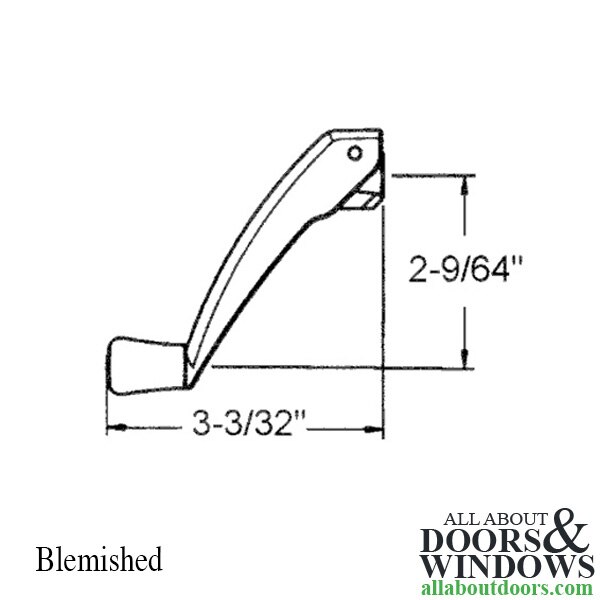 55312 Truth Folding Crank Handle 11/32" Spline