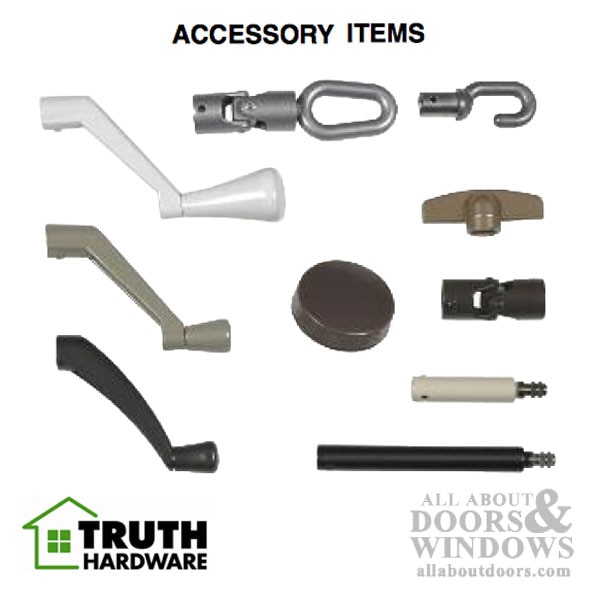 Truth Window Handle 11573 TShape Window Crank Snap on Handle 11/32