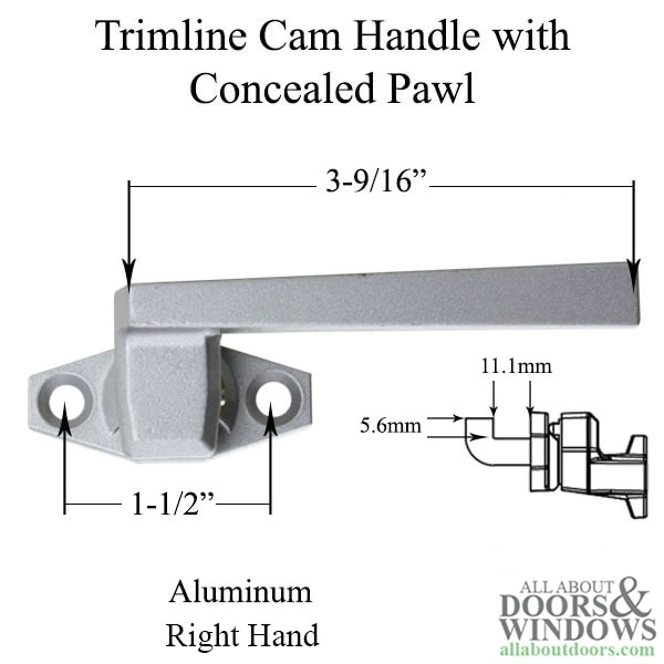 Cam Handle Dimensions