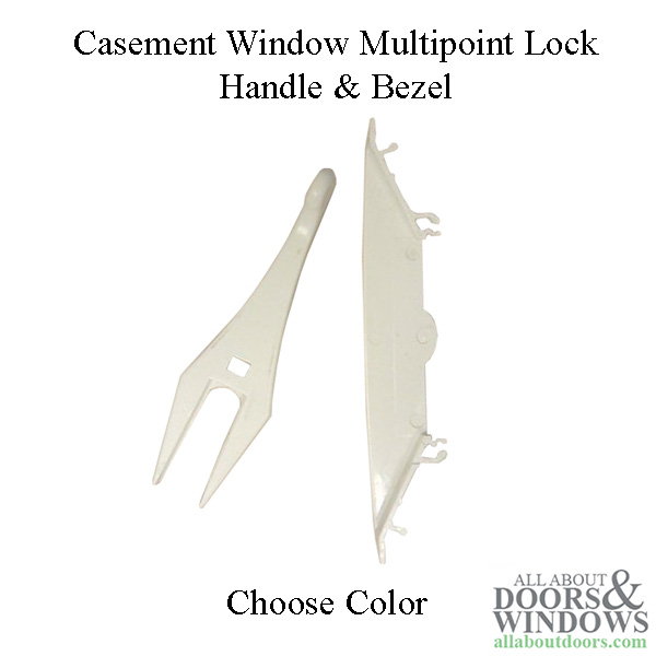 Casement Window Multipoint Lock Handle/Bezel