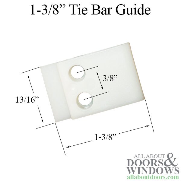 Tie Bar Guide with Supports, Nylon, Plastic