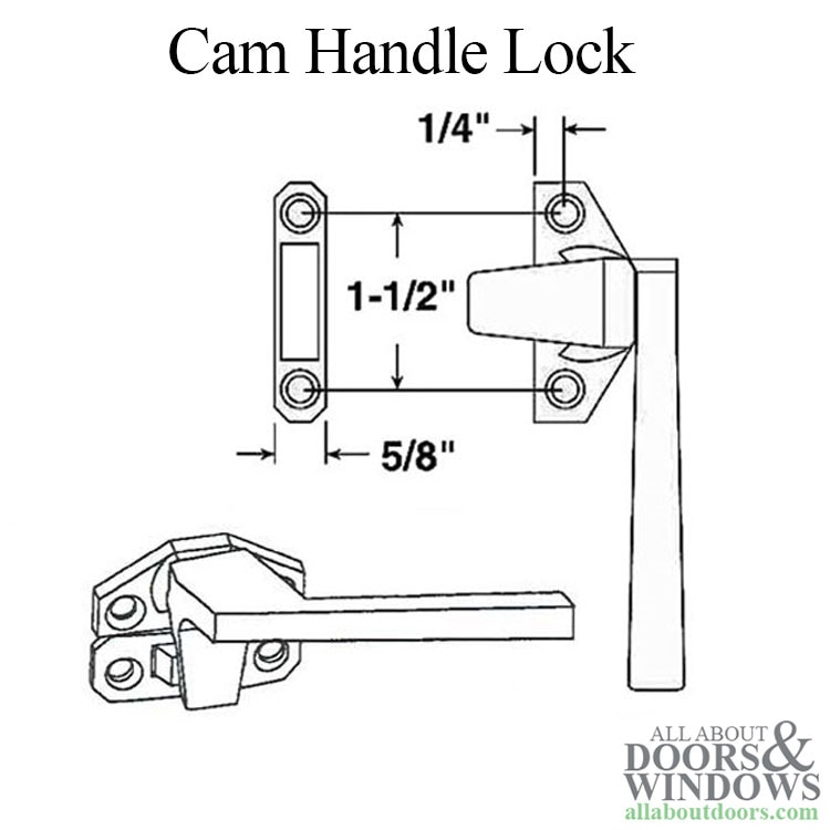 Cam Handle Lock Dimensions
