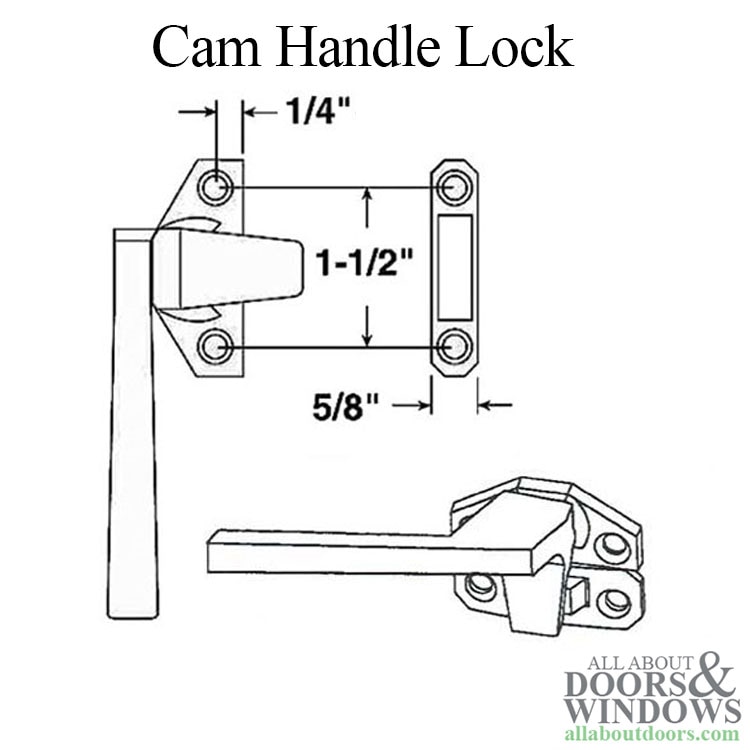 Cam Handle Lock Dimensions