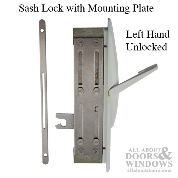 Casement Window, Heavy Duty Sash Lock White