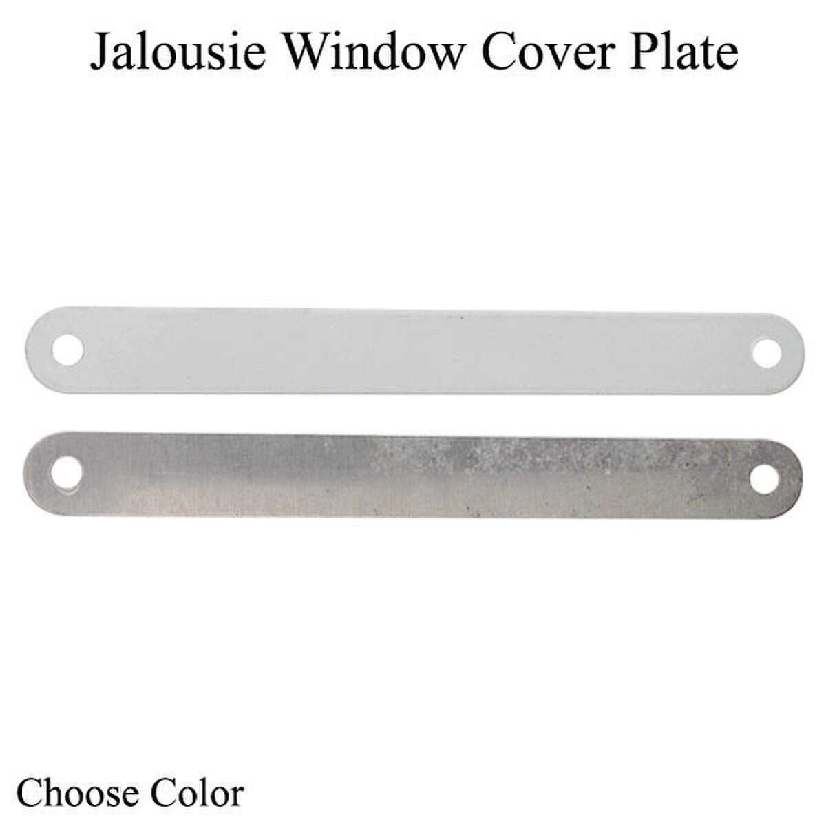 Cover Plate, Jalousie Window 4-3/4 Hole Spacing