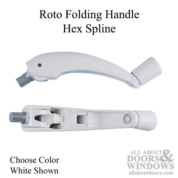 Roto Pro Drive crank handle, Folding, Operators Choose Color