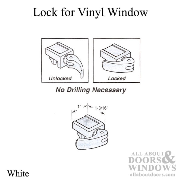 Lock for Vinyl Window Dimensions